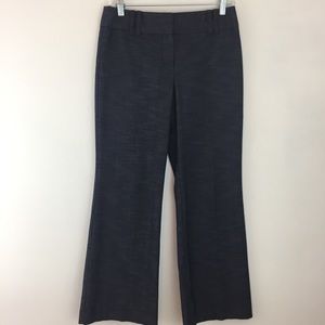 Ann Taylor Loft Chambray Denim Trousers Pants Blue